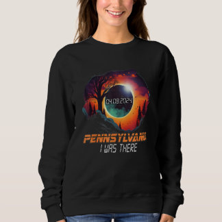 Ländliche Total Sonnenfinsternis 2024 Pennsylvania Sweatshirt