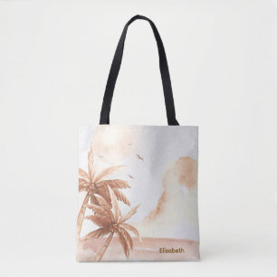 Ländliche Tropenpalmen Tasche
