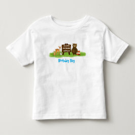Ländliche Waldparty-Tiere Ehrengast Kleinkind T-shirt
