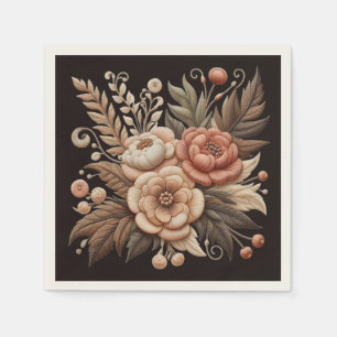 Ländliche Western-Blumen Serviette