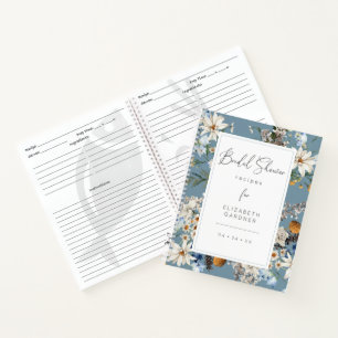 Ländliche Wildblumen Margeriten Junggesellinnenabs Notizbuch