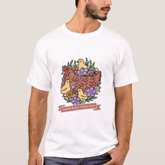 Ländliche Wurzeln, Hühnerstiefel Huhn T-Shirt