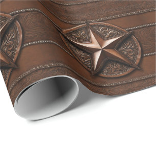Ländlicher Bauernhaus-Cowboy-Western-Country-Texas Geschenkpapier