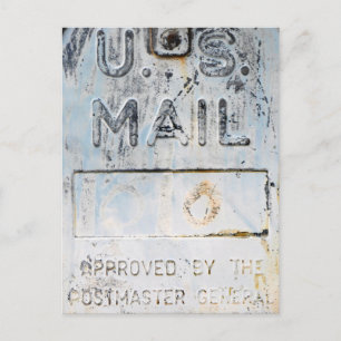Ländlicher Briefkasten Postkarte
