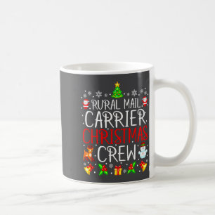 Ländlicher Briefträger Weihnachts-Crew passend Xma Kaffeetasse