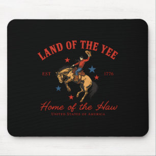 Ländlicher Cowboy Rodeo Patriotisch Usa Western La Mousepad