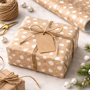 Ländlicher Hirschdruck, Wald Forst Geschenkpapier