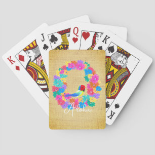 Ländlicher Insel-Vogel 'Aloha' Spielkarten