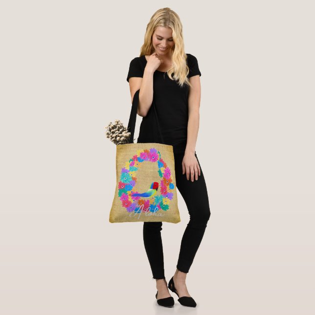 Ländlicher Insel-Vogel 'Aloha'  Tasche (Am Model)