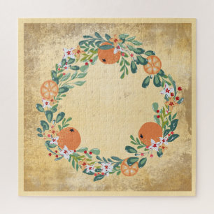 Ländlicher Kranz Traditionell Vintage Floral Elega