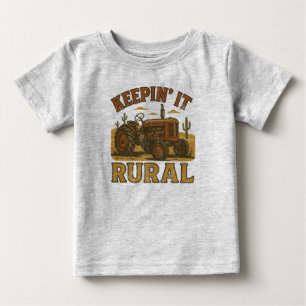 Ländlicher Landzug Baby T-shirt