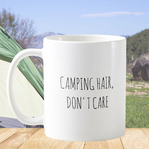 Ländlicher lustiger Camping-Spruch Kaffeetasse