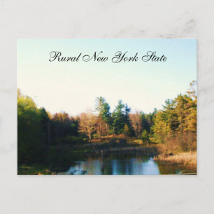 LÄNDLICHER NEW YORK STAAT Postkarte