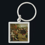 Ländlicher Tanz, 1568 Schlüsselanhänger<br><div class="desc">Ländlicher Tanz,  | durch Pieter der ältere Bruegel | Kunst-Standort: Kunsthistorisches Museum,  Bild-Sammlungs-Zahl Wiens,  Österreich | flämische Künstler-|: XAM68947</div>