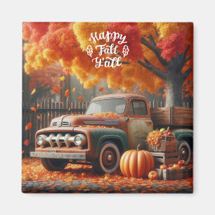 Ländlicher/vintage Herbst Farm LKW Magnet
