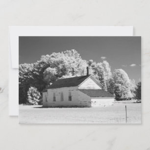 Ländliches Amerika Thema Infrarotfotografie Einladung