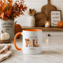 Ländliches Bauernhaus Personalized Hello Herbst