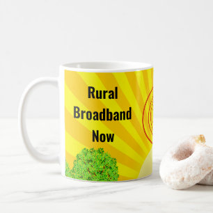 Ländliches Breitband Jetzt Kaffeetasse