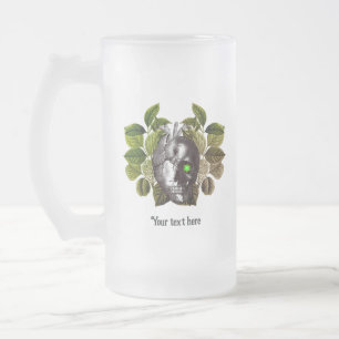 Ländliches Halloween Gothic Witchwood Mattglas Bierglas