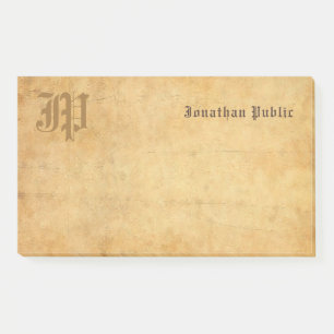 Ländliches handgeschriebenes Text elegant vintage Post-it Klebezettel