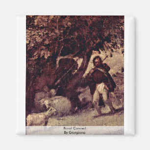 Ländliches Konzert durch Giorgione Magnet