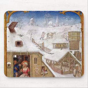 Ländliches Leben, von 'Breviarium Grimani Mousepad