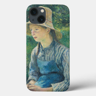Ländliches Mädchen Camille Pissarros mit einem iPhone 13 Hülle