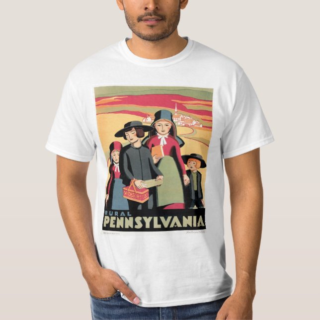 Ländliches Pennsylvania T-Shirt (Vorderseite)