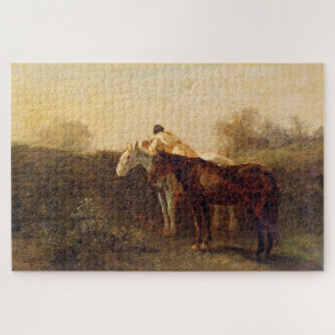 Ländliches Rendezvous (Romantischer Kuss auf dem P
