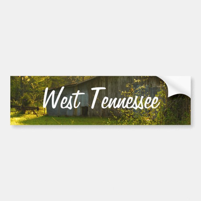 Ländliches Tennessee-Frühlings-Morgen-Licht Autoaufkleber (Vorne)