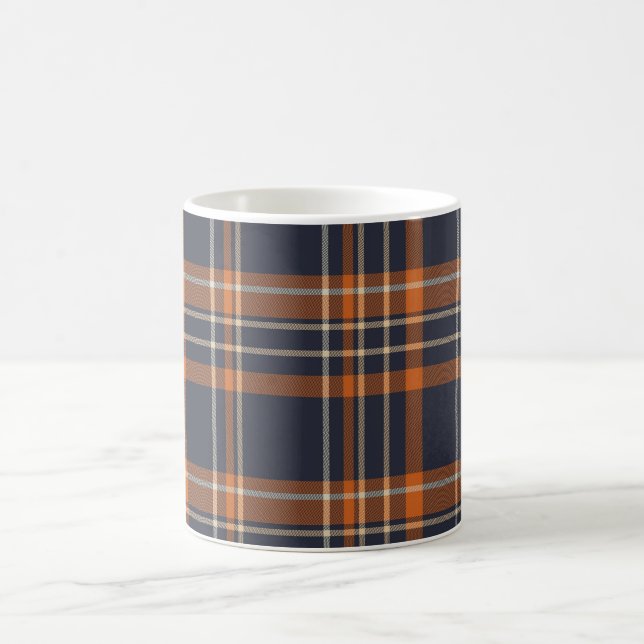 Ländliches Weihnachtskariert Kaffeetasse (Mittel)