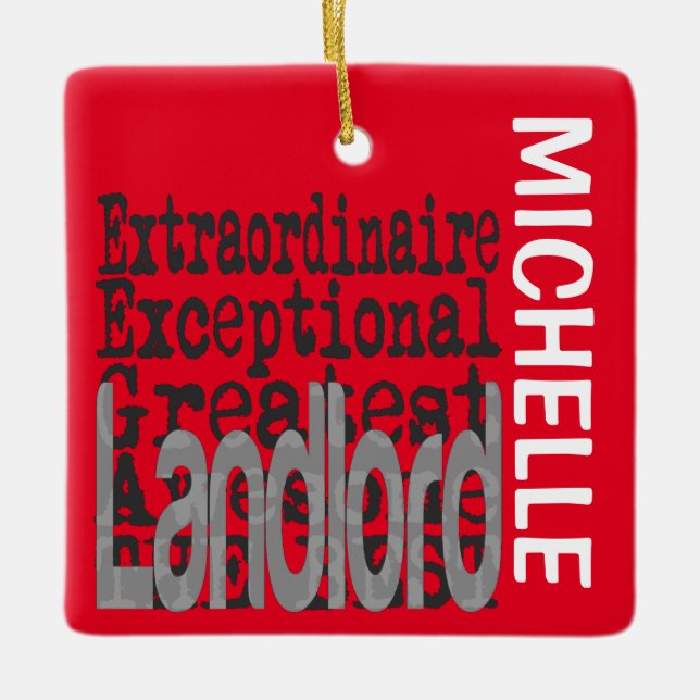 Landlord Extraordinaire CUSTOM Keramikornament (Vorderseite)