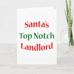 Landlord Top Notch Feiertagskarte