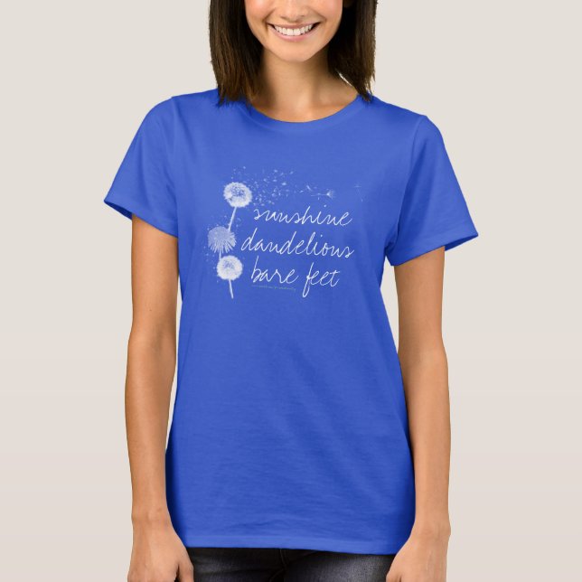 Landmädchen-T - Shirt, Löwenzahn, Sonnenschein, T-Shirt (Vorderseite)