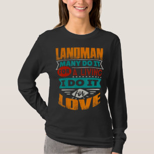 Landman Zitat Ich bin Echokardiograf für Liebe T-Shirt