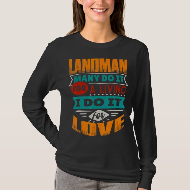 Landman Zitat Ich bin Echokardiograf für Liebe T-Shirt (Vorderseite)