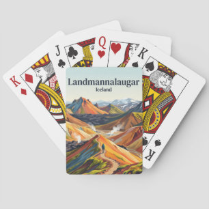 Landmannalaugar Island Spielkarten