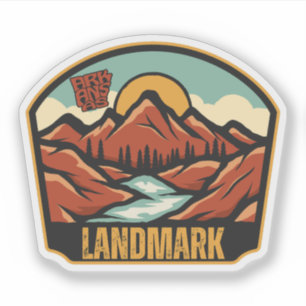 Landmark, Arkansas  Aufkleber