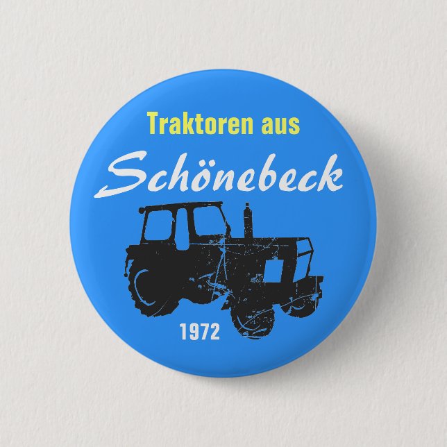 Landmaschinen DDR. Button (Vorderseite)