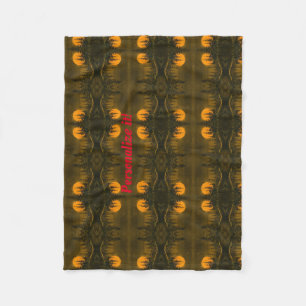 Landnächtelandschaft; Jäger- oder Erntemond Fleecedecke