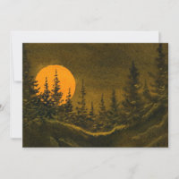 Landnachtlandschaftsjägers oder Erntemond