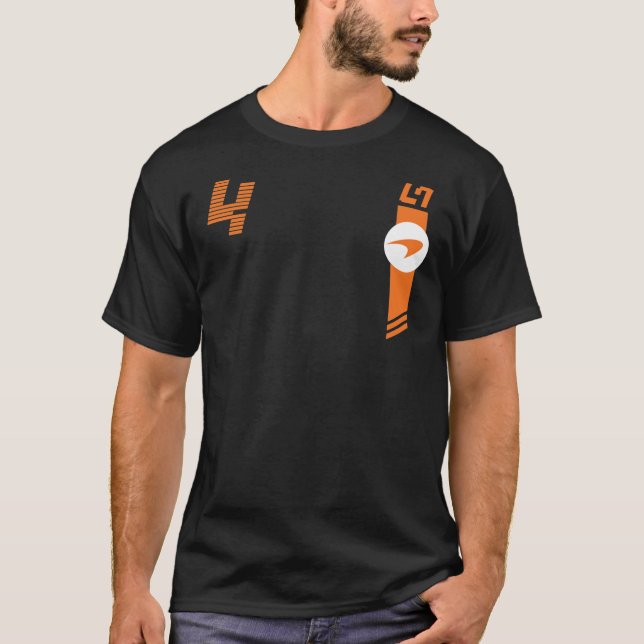 Lando Norris 4 Klassischer T - Shirt (Vorderseite)