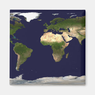 Landoberfläche, flaches Wasser und schattiges Topo Magnet