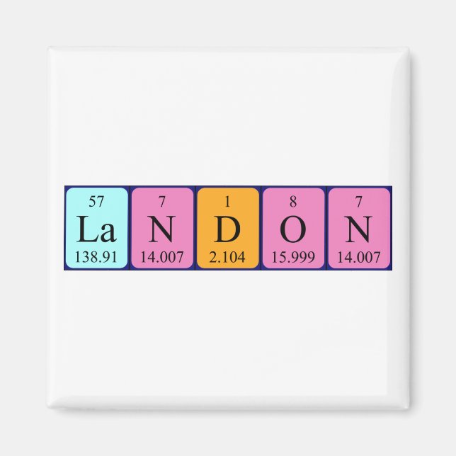 Landon Periodenmagnet Magnet (Vorne)