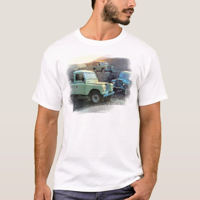 Landrover Mens T - Shirt der 1970er Jahre (Vorderseite)