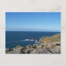 Lands End Cornwall Foto Postcard Postkarte