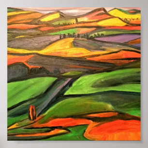 Landscape 6x6 poster