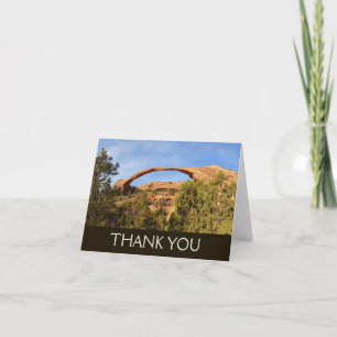 Landscape Arch im Arches National Park Dankeskarte