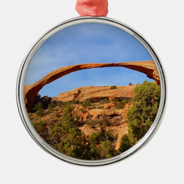 Landscape Arch Ristorante da Valentino Silbernes Ornament (Vorne)