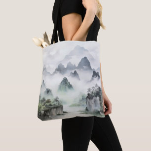 Landscape Asia Malerei Tasche